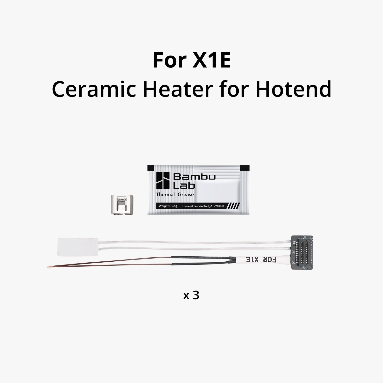 Bambu Lab Ceramic Heater for Hotend [P/N FAH017]