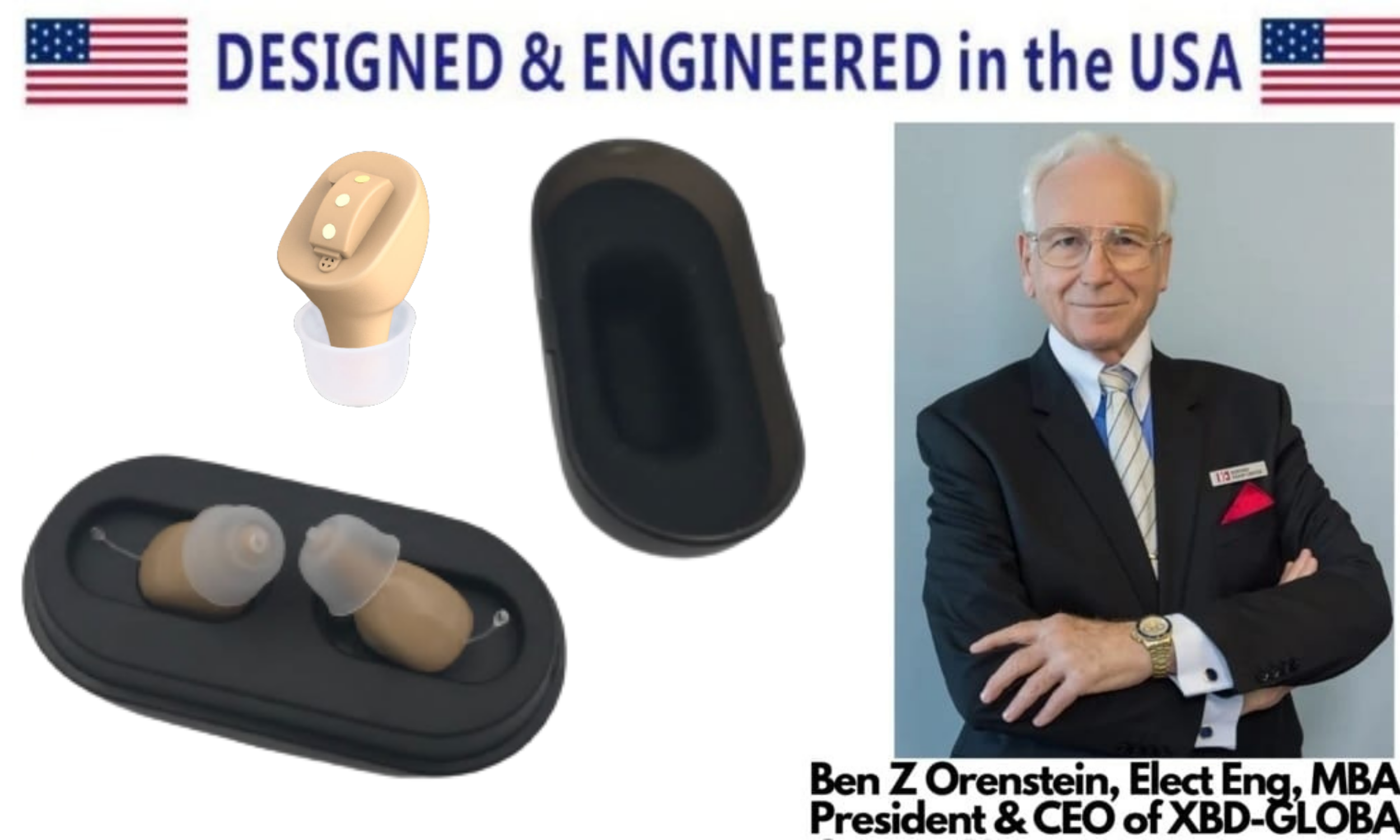 eEAR? ITE-001 Small Pair of Rechargable Hearing Aid Amplifiers Comes with Rechargable charging case hold 5 times full charges Sold 20,000+ worldwide
