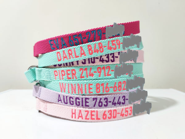Personalized dog collar
