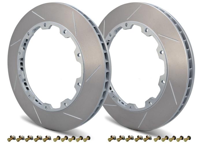  Girodisc Rear 2 Piece Rotor Ring Replacements Ferrari 458 Italia 10-15 (Hardware and two rings included) 