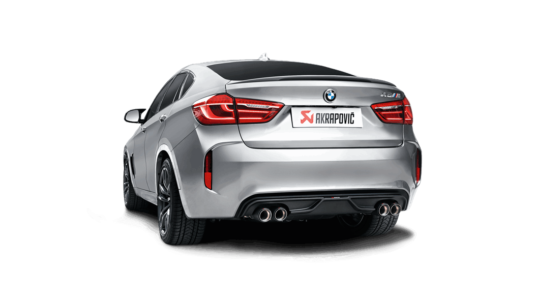  Akrapovic 15-17 BMW X5M and X6M (F8X) Rear Carbon Fiber Diffuser - Matte 