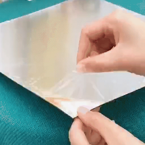 Mirror Sticker Rectangle Self Adhesive - Tigerfav.com