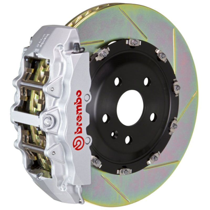 Brembo 19+ 330i Front GT BBK 6 Piston Cast 380x34 2pc Rotor Slotted Type1-Silver
