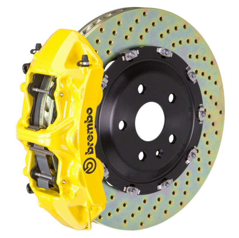 Brembo 20+ 992 C2S/992 C4S (Excl PSCB/PCCB) Fr GT BBK 6Pis Cast 380x34 2pc Rotor Drilled-Yellow