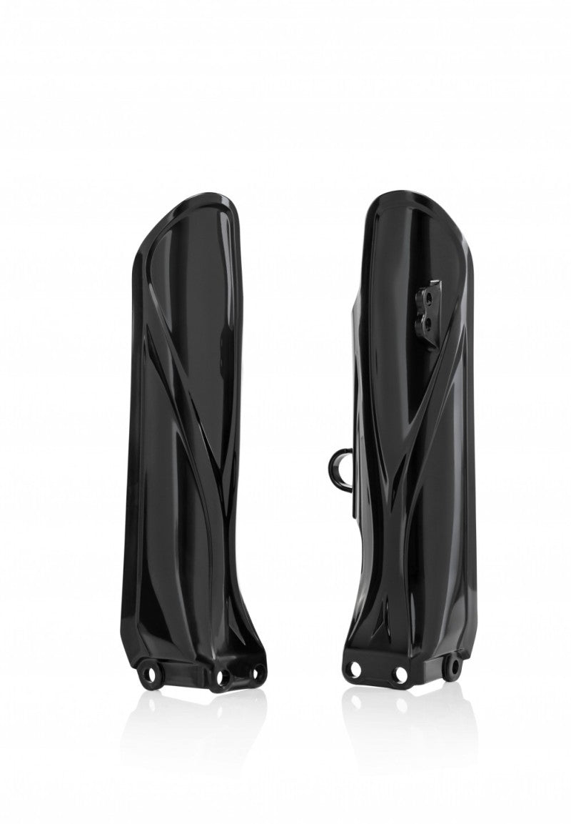 Acerbis 19+ Yamaha YZ85 Lower Fork Cover Set - Black