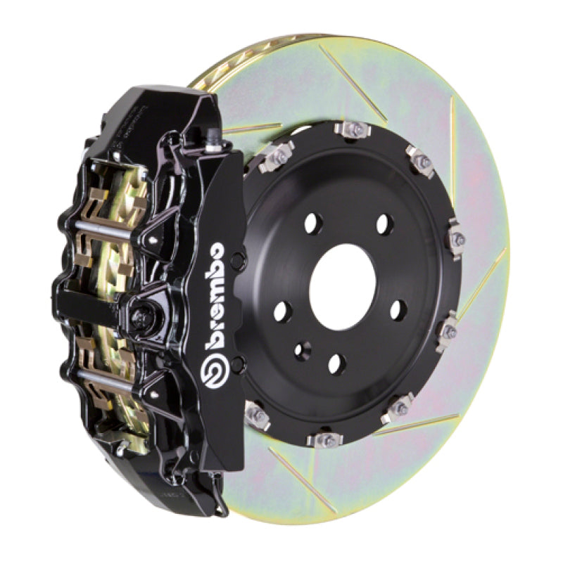 Brembo 06-08 RS4 Front GT BBK 6 Piston Cast 380x34 2pc Rotor Slotted Type-1-Black