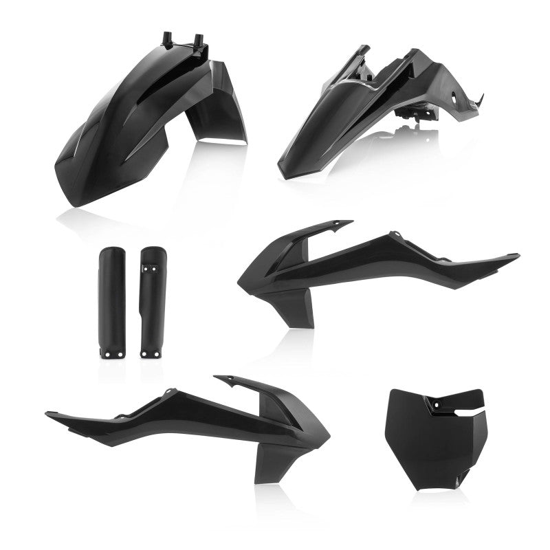 Acerbis 16-18 KTM SX65 (Does Not Include Air Box/Covers) Full Plastic Kit - Black