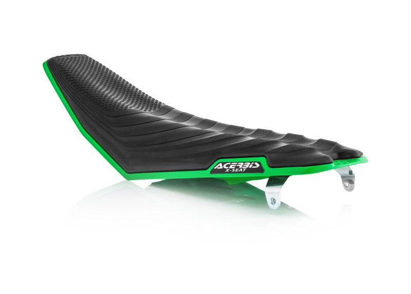 Acerbis 17-18 Kawasaki KX250F/ 19-20 KX250/ 16-18 KX450F X-Seat Soft - Black/Green