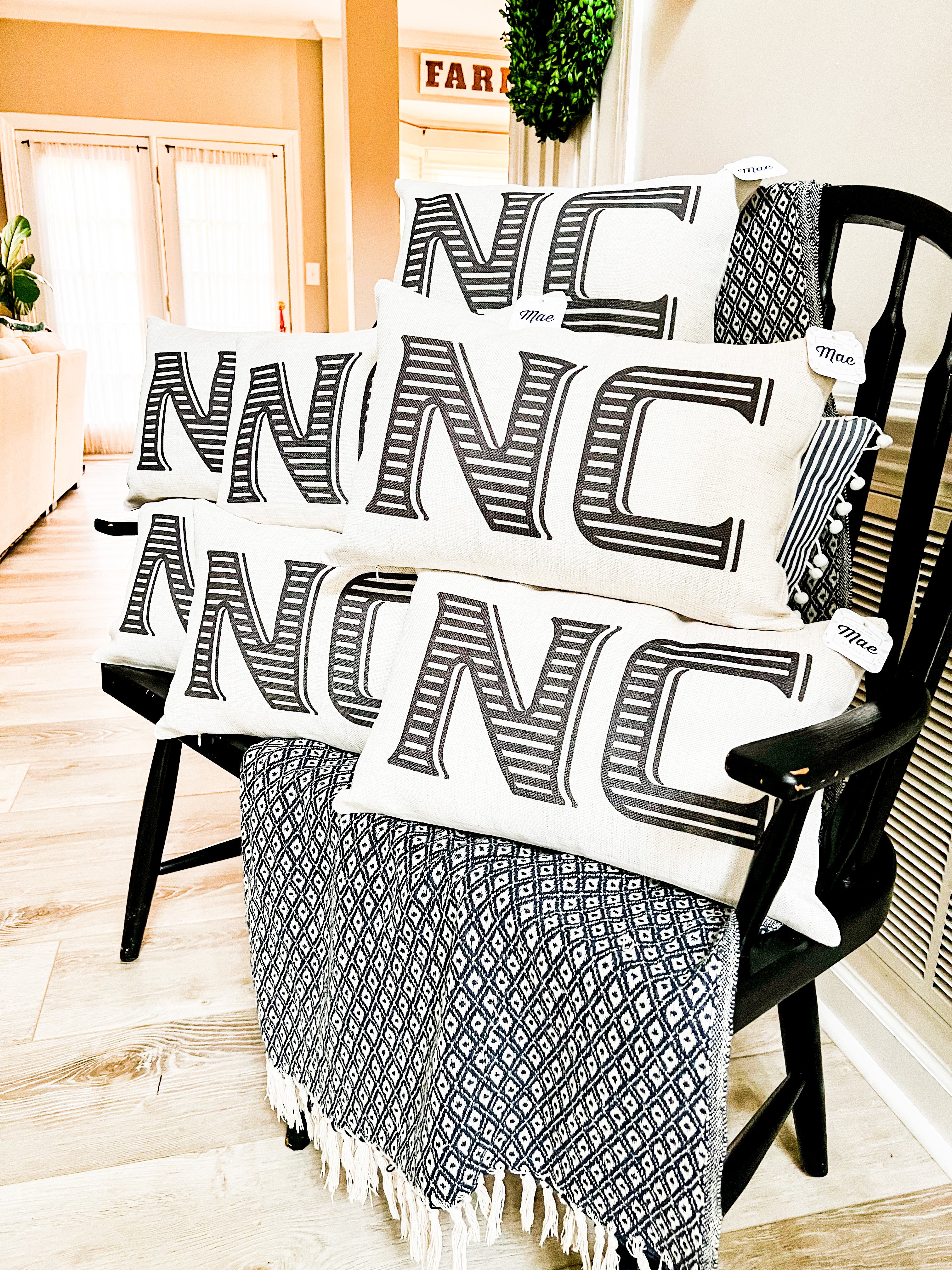 Vintage NC Pillow