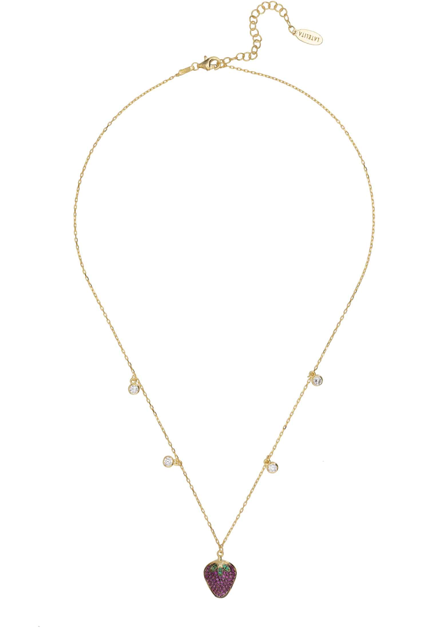 Strawberry Fields Choker Necklace Gold