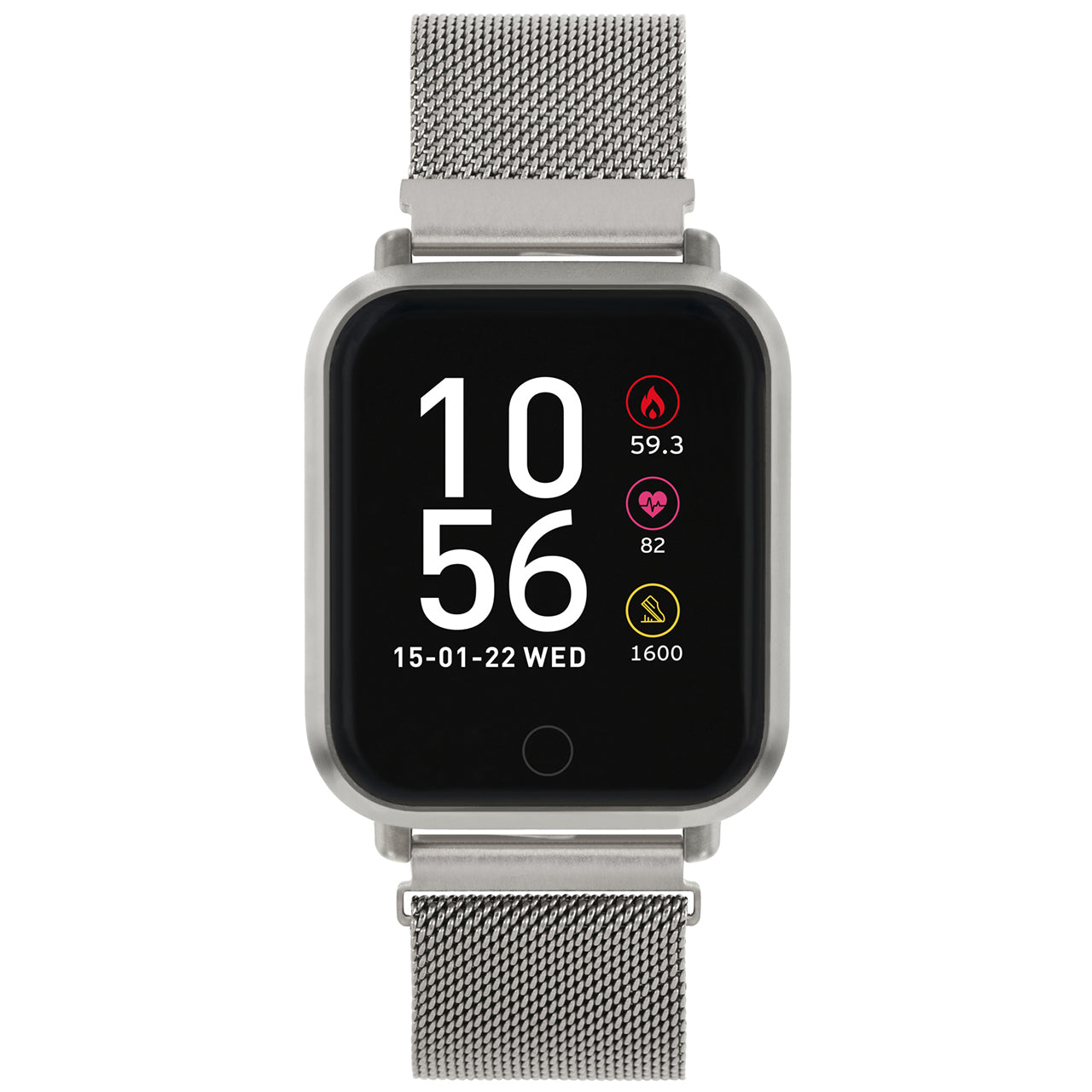 Reflex Active Series 6 Silver Mesh Smart Watch RA06-4049