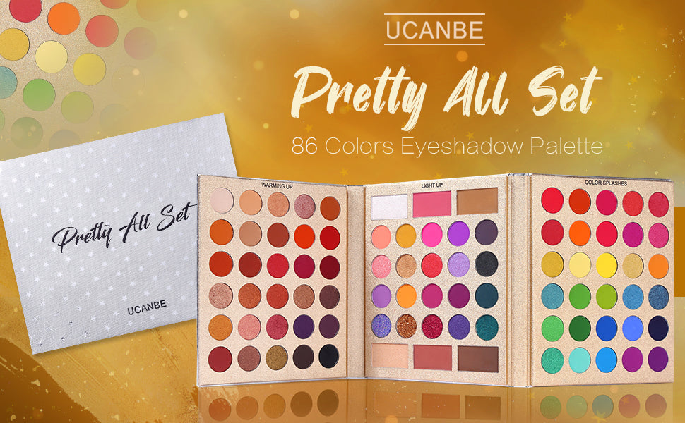 UCANBE Pretty All Set Eyeshadow Palette - Stylish1ndia