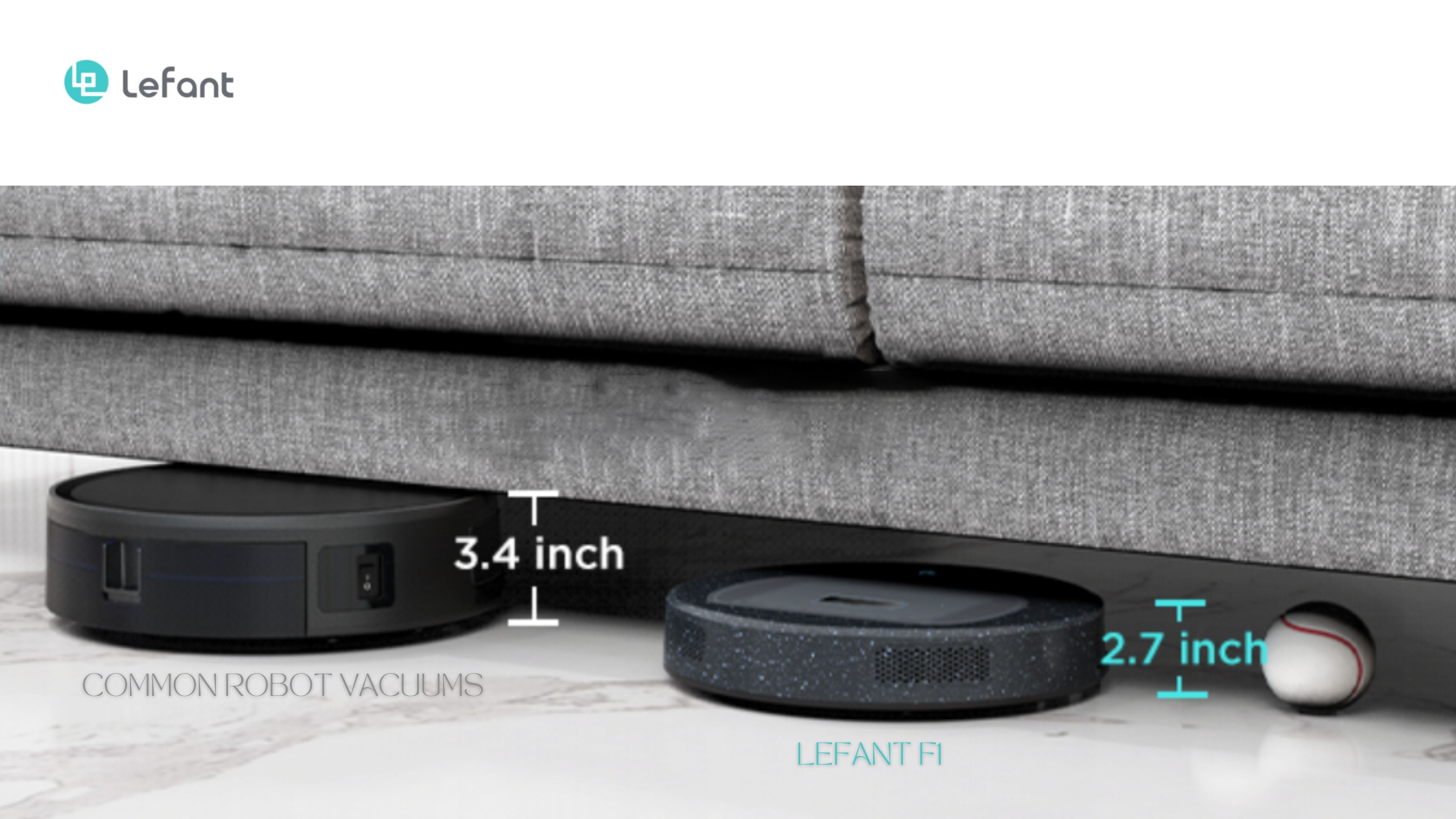 Lefant F1 - An ultra compact, yet powerful smart vacuum cleaner