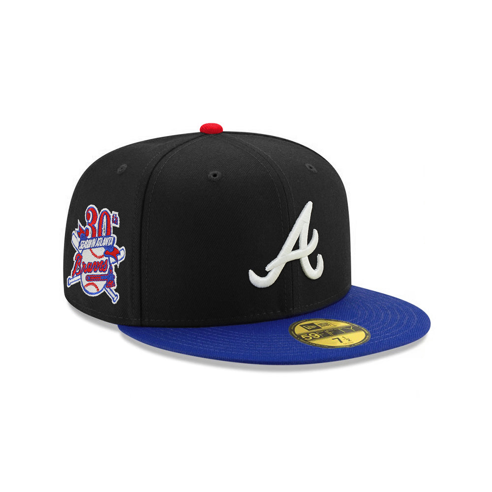 Atlanta Braves Black Royal 2 Tone 30th Anniversary SP 59Fifty Fitted
