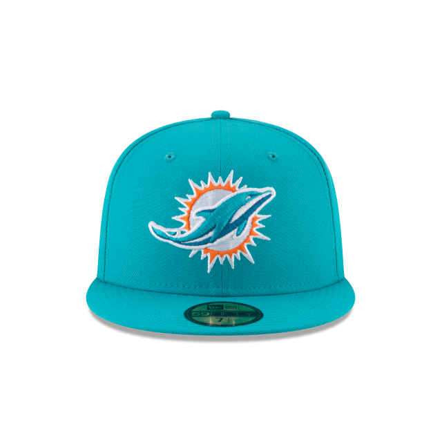 Miami Dolphins Teal Breeze 59Fifty Fitted Hat
