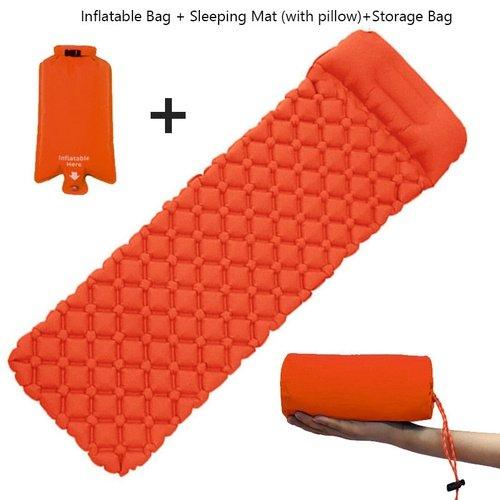 Outdoor Camping Mat Ultra-Light Self Inflatable Mattress Hiking Tent