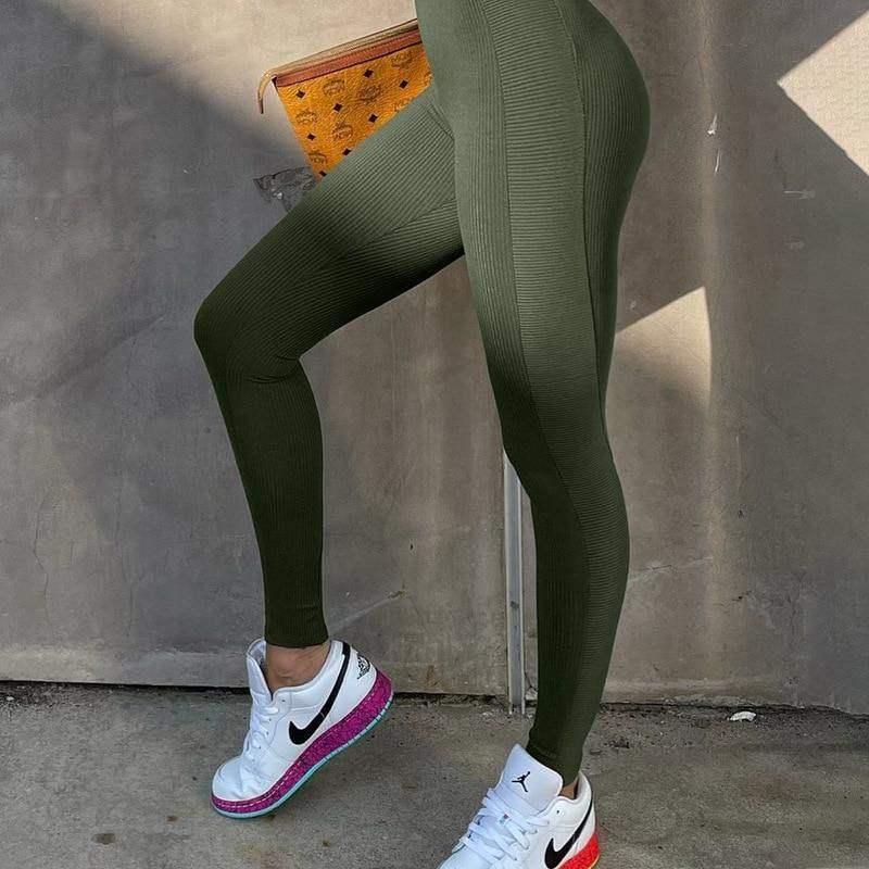 Seamless Athletic High Waist Yoga Leggings