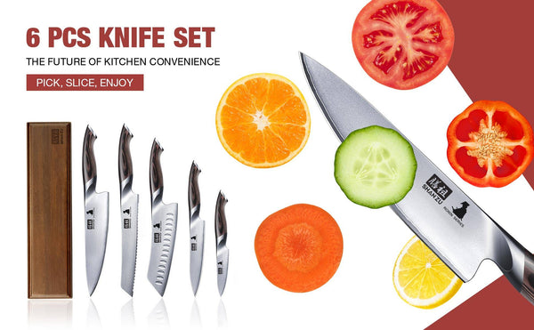 Set of 6 Kitchen Knives | SHAN ZU Ronin