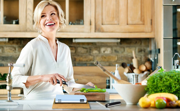 2 en 1 #3000/#8000 Grit | Pierre à aiguiser