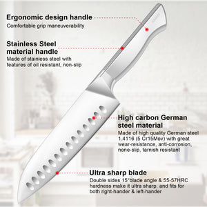 SHAN ZU high-quality Santoku knives