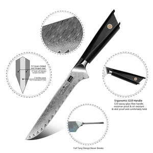 shan zu boning knife is ergonomically designed for comfortable use