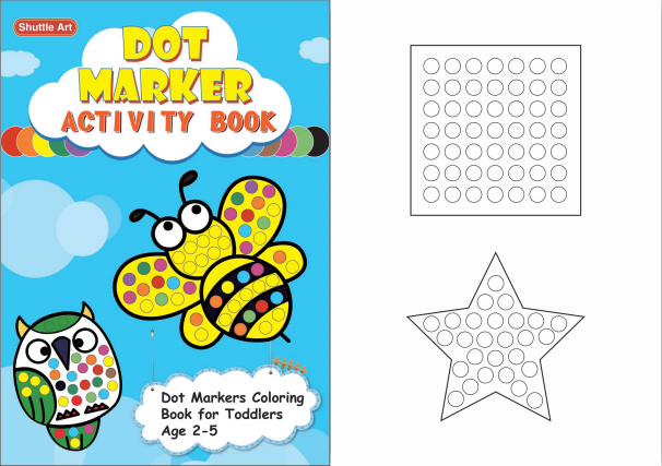 Dot Marker Positive Quotes Activity Book: dot marker coloring book for  adults