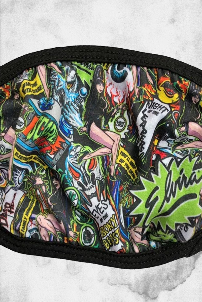 Elvira Pinball Repeat - Face Mask