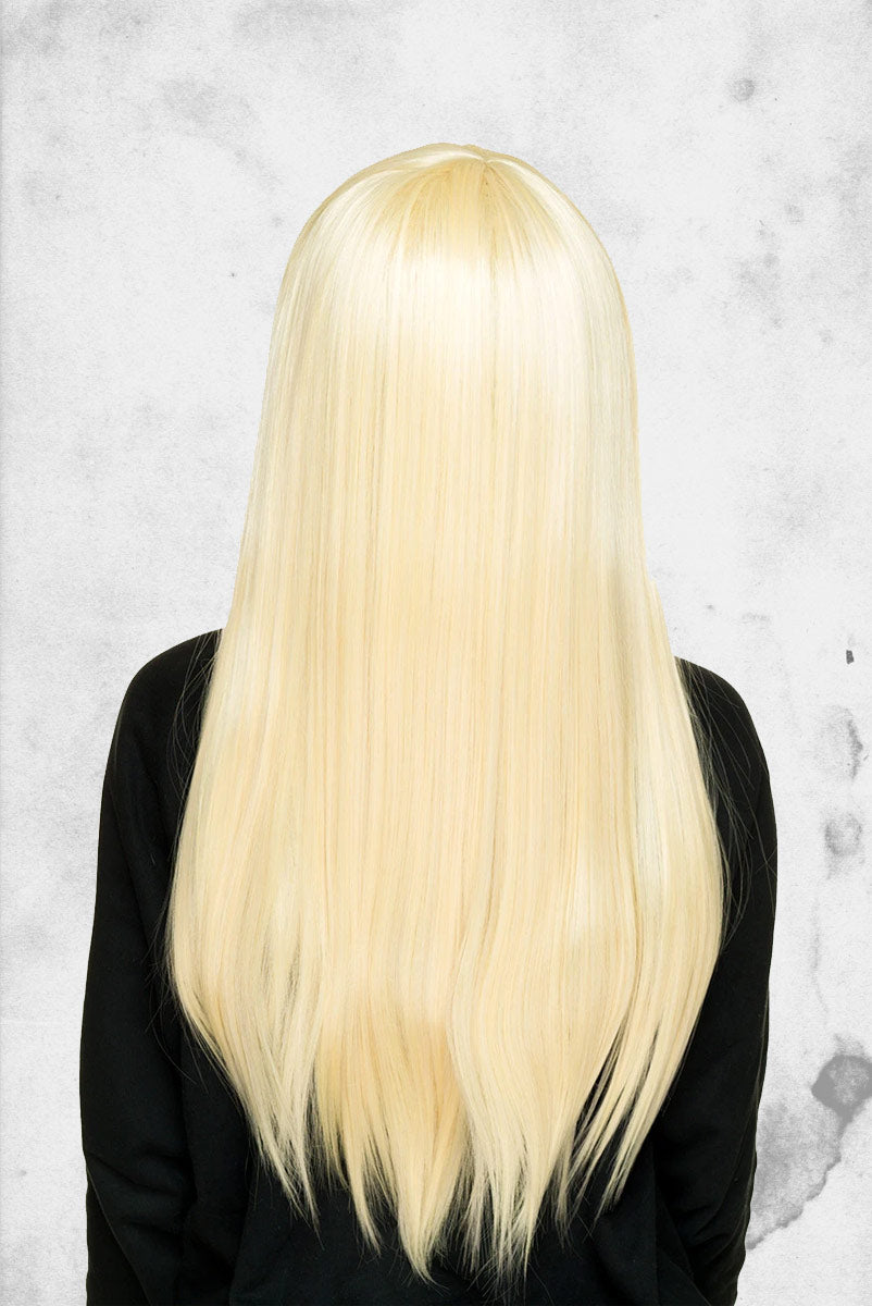 Long Straight Light Blonde Wig