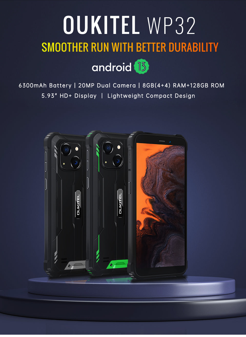 OUKITEL WP32 T l phone Mobile Ext rieur Android 13 12 Go 128 Go 1 T oukitel-wp32-t-l-phone-mobile-ext-rieur-android-13-12-go-128-go-1-t