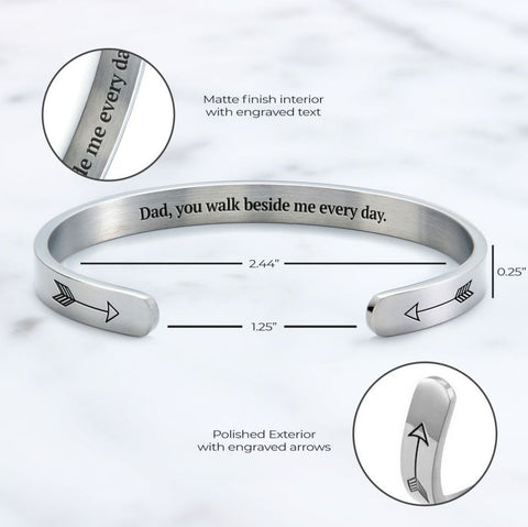 Joycuff Loss of Dad Gifts for Daughter Memorial Jewelry Sympathy Gifts –  Custom Memorial