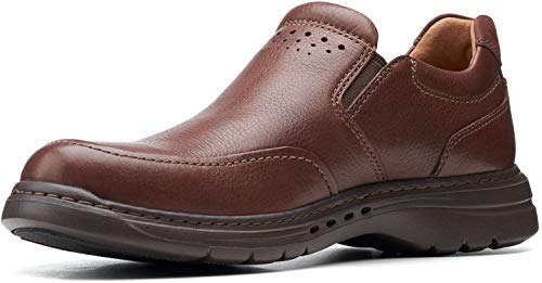 Clarks Un Brawley Step Mahogany Tumbled Leather