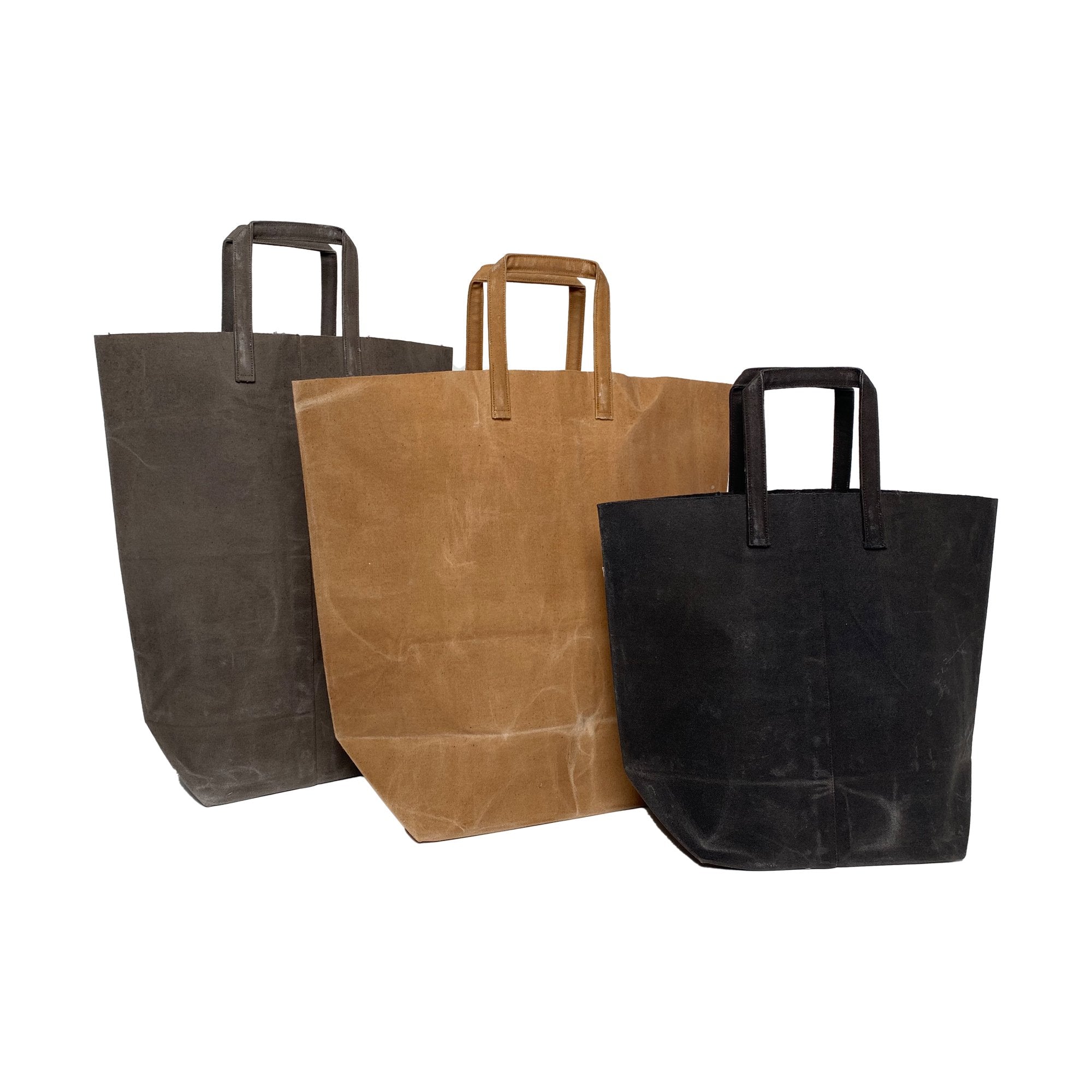 Waxed Canvas Tote | M