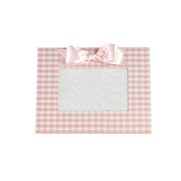 Linen Bow Frame in Gingham