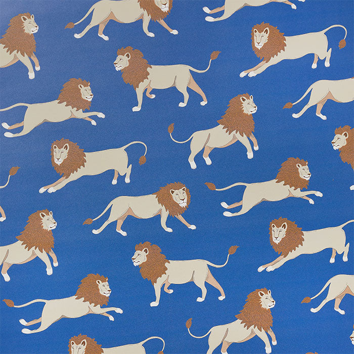 Leopold Wallpaper in Royal