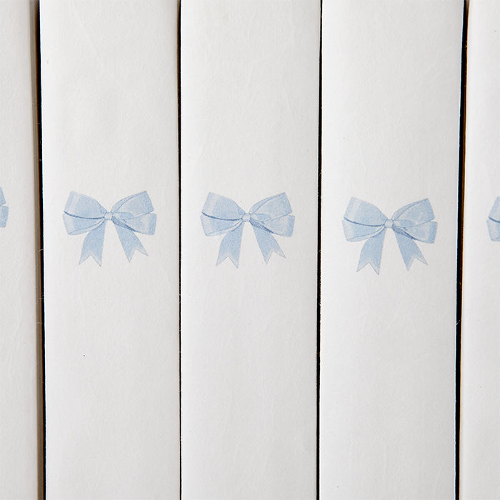 Light Blue Bow Decorative Book Set