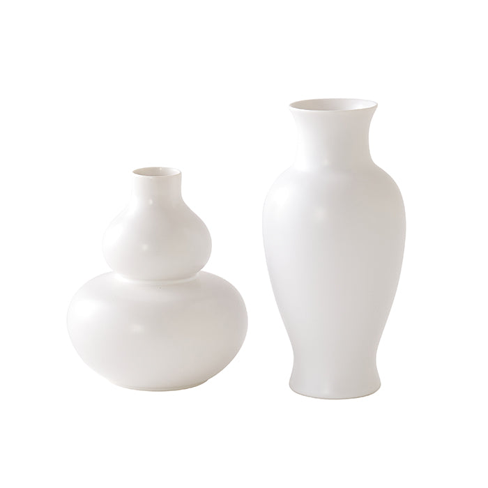 Medium Glossed Floral Vase