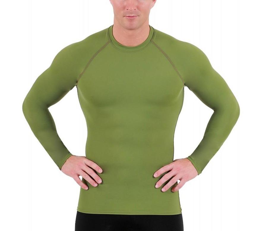 Insta Slim I.S.Pro USA Medium Compression Raglan Long Sleeve T-Shirt W/Top Stitch - 2MAT010