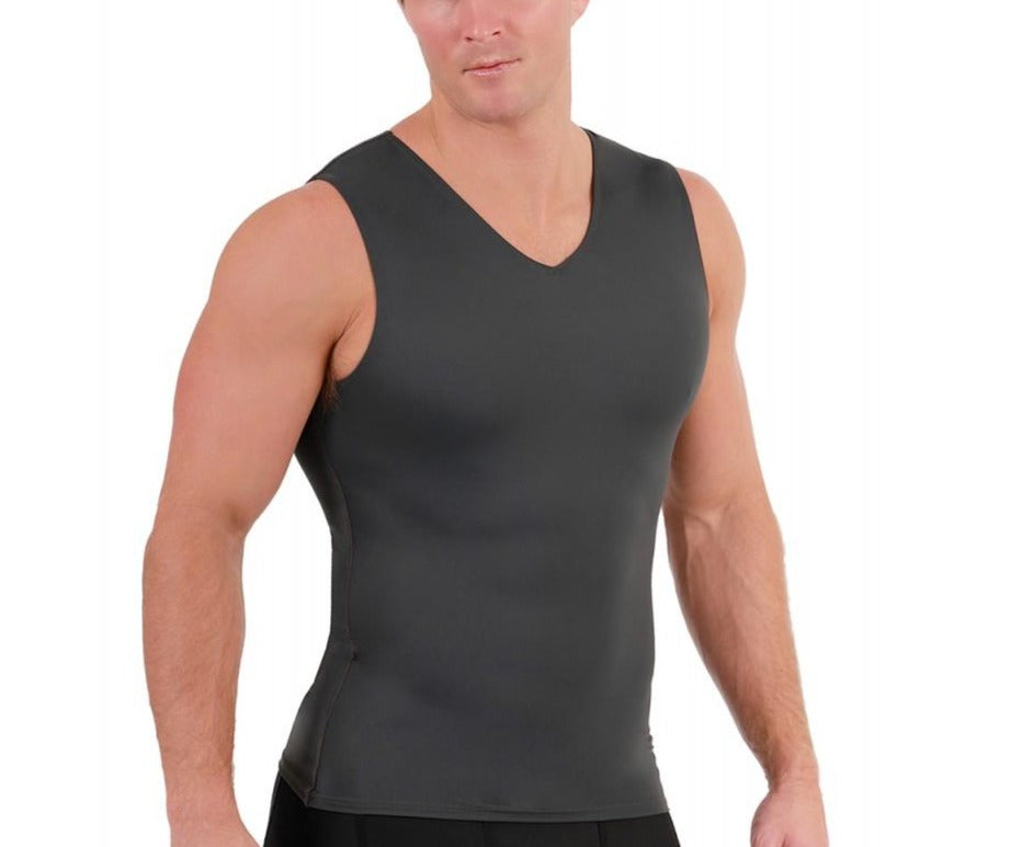 Insta Slim I.S.Pro USA Big & Tall Medium compression Sleeveless V-Neck Tank - 2VAT0N1BT