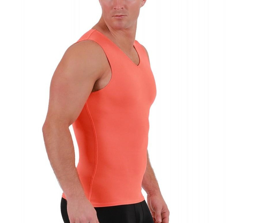 Insta Slim I.S.Pro USA Big & Tall Medium compression Sleeveless V-Neck Tank - 2VAT0N1BT