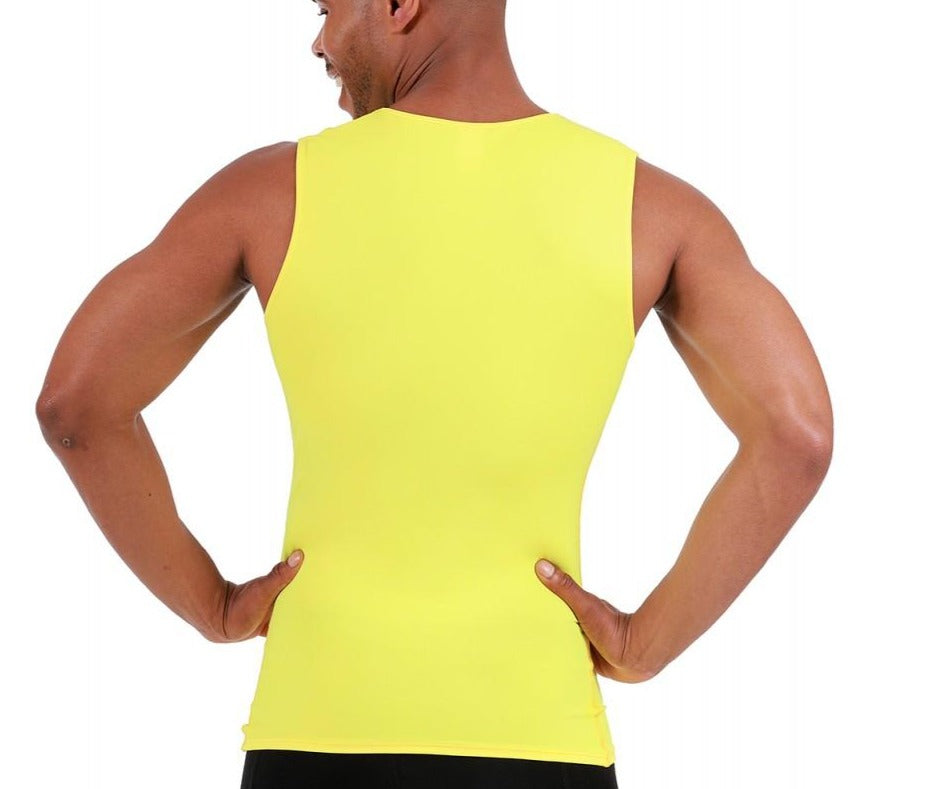 Insta Slim I.S.Pro USA Big & Tall Medium compression Sleeveless V-Neck Tank - 2VAT0N1BT