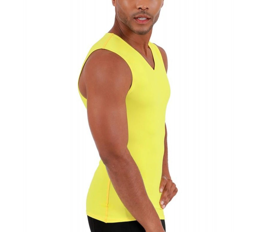 Insta Slim I.S.Pro USA Big & Tall Medium compression Sleeveless V-Neck Tank - 2VAT0N1BT