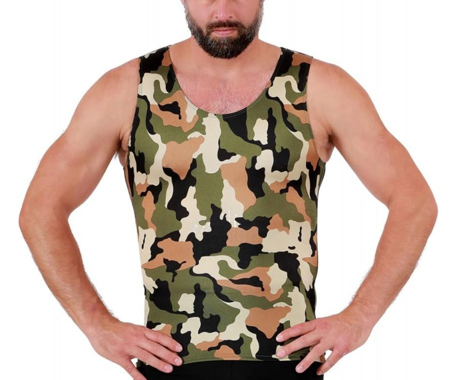 Insta Slim I.S.Pro USA Big & Tall Camo Activewear Muscle Tank 3MAT001BT