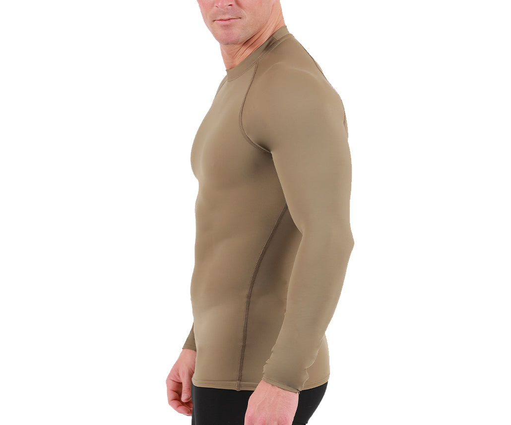 Insta Slim I.S.Pro USA Medium Compression Raglan Long Sleeve T-Shirt W/Top Stitch - 2MAT010