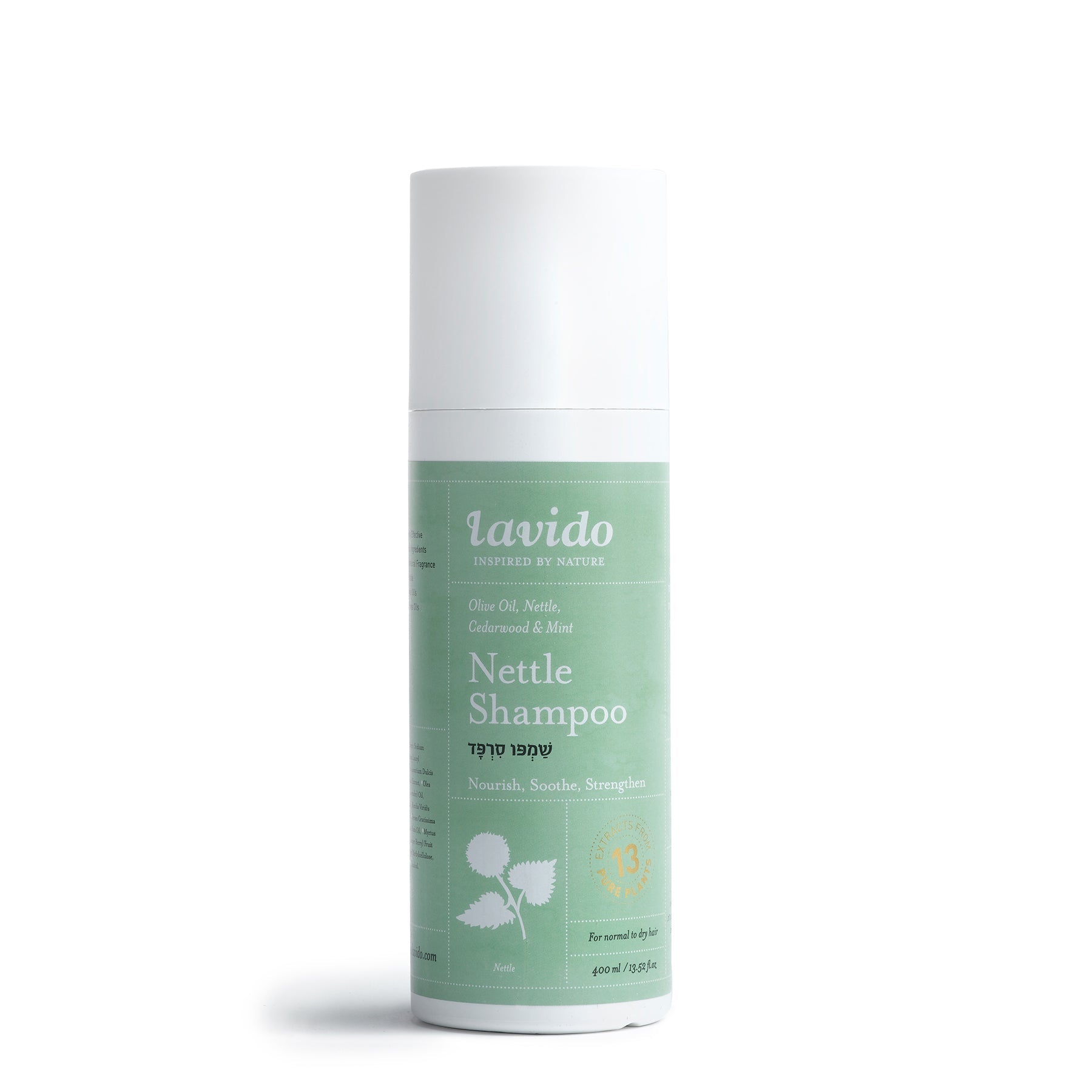 Nettle Shampoo - cedar olive oil and mint