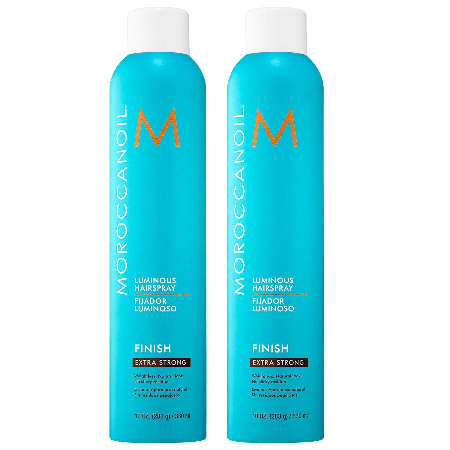 Moroccanoil Luminous Finish Hair Spray Extra Strong Duo Set 10oz / 330ml