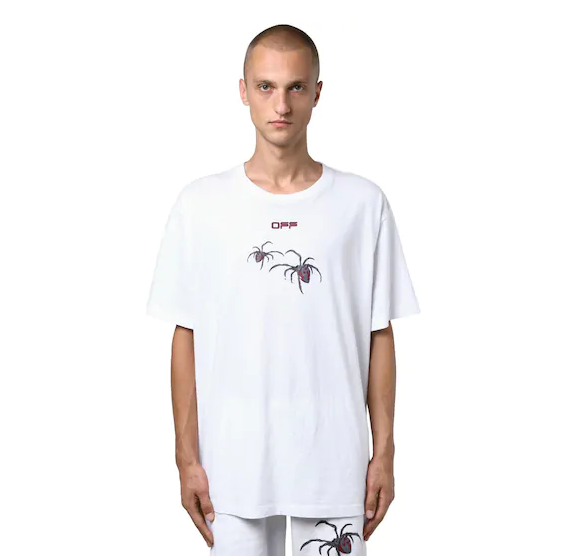 Off-White ARACHNO ARROW OVER T-SHIRT オフホワイト Tシャツ 蜘蛛 ...