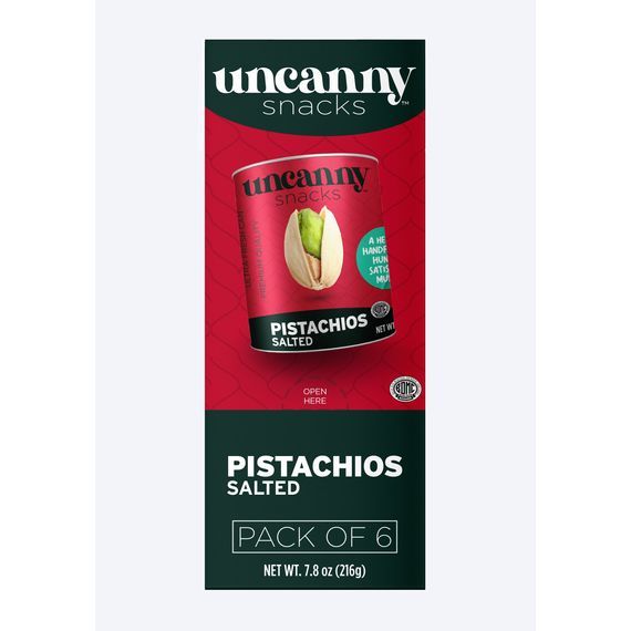 Roasted & Salted Pistachios | Can | 1.8 oz | Uncanny