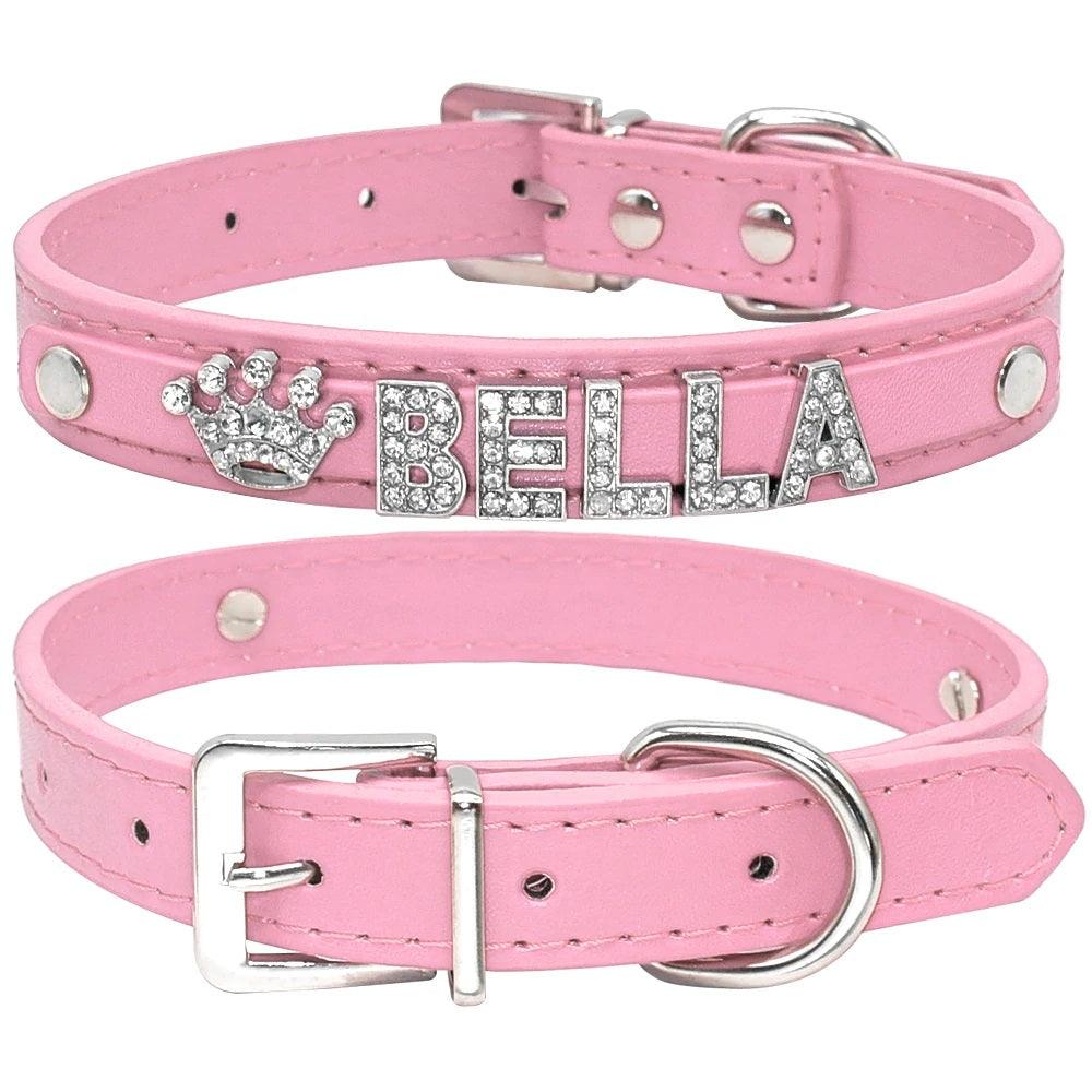 Bling Rhinestone Dog Collars for Small to Medium Dogs