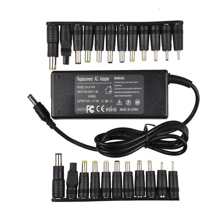 Universal Power Adapter Charger - 19V, 4.74A, 90W, 23 Interchangeable Heads