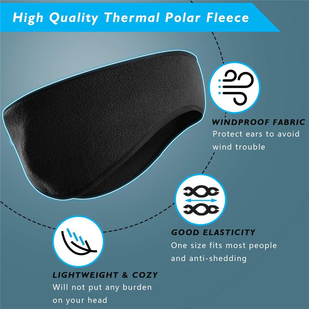 Outdoor Winter Fleece Ear Warmers for Unisex Adults Kids